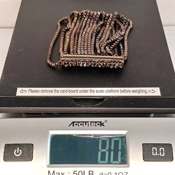 Pewter Silver Chain Bracelet - Picture 6 of 6